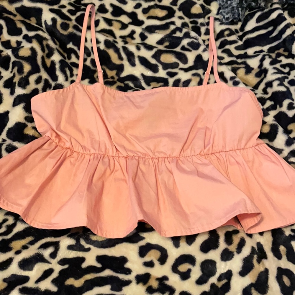 Pink crop top